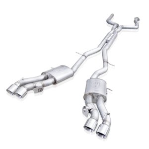 Cadillac CTS Performance Exhaust - Stainless Works - Catback System with Resonated X-Pipe and Dual-Mode Mufflers - `16-`19